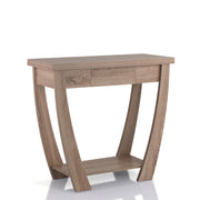 Alesso Light Oak Hidden Single Drawer Entry Way Console Table
