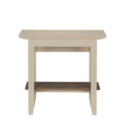Adelene Mid-Century Modern Ivory Sofa Table