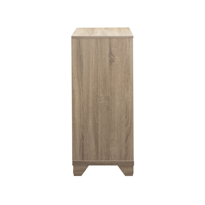 Alexandra Modern Dark Taupe Wine Cabinet