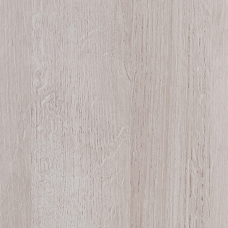 Swatch for cottage style white oak floating wine bar with stemware racks