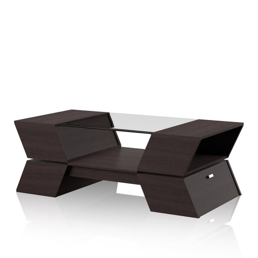 Turner Espresso Finish Storage Coffee Table