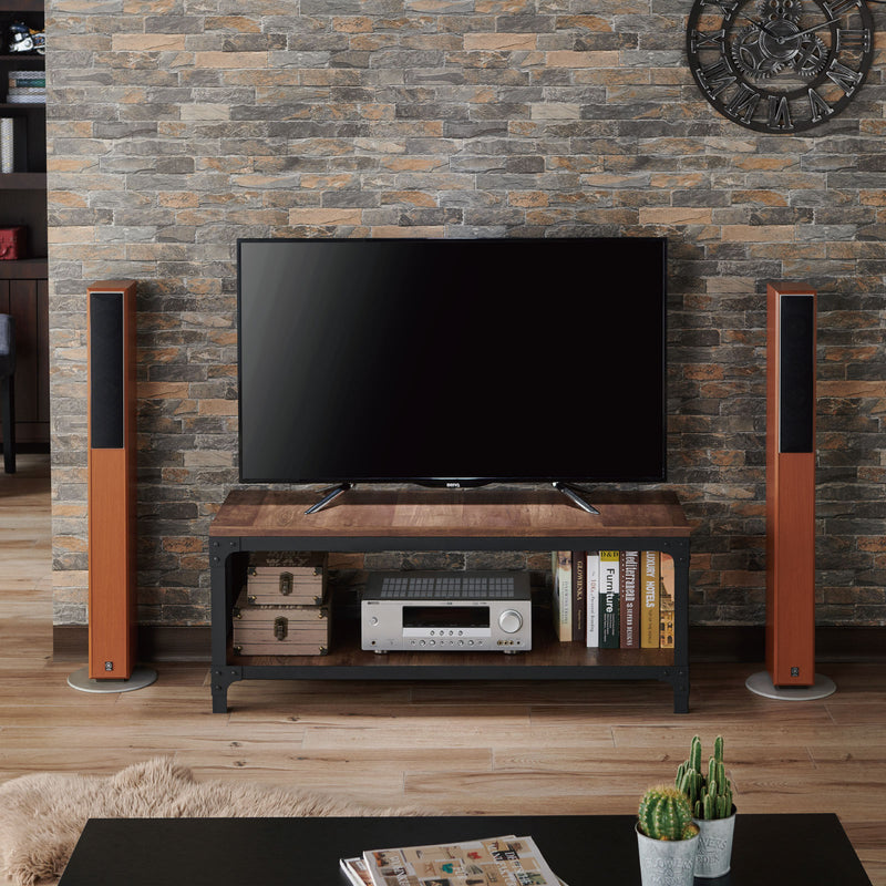 Cantoner Urban Reclaimed Oak & Metal Mesh Shoe Bench with Lower Shelf