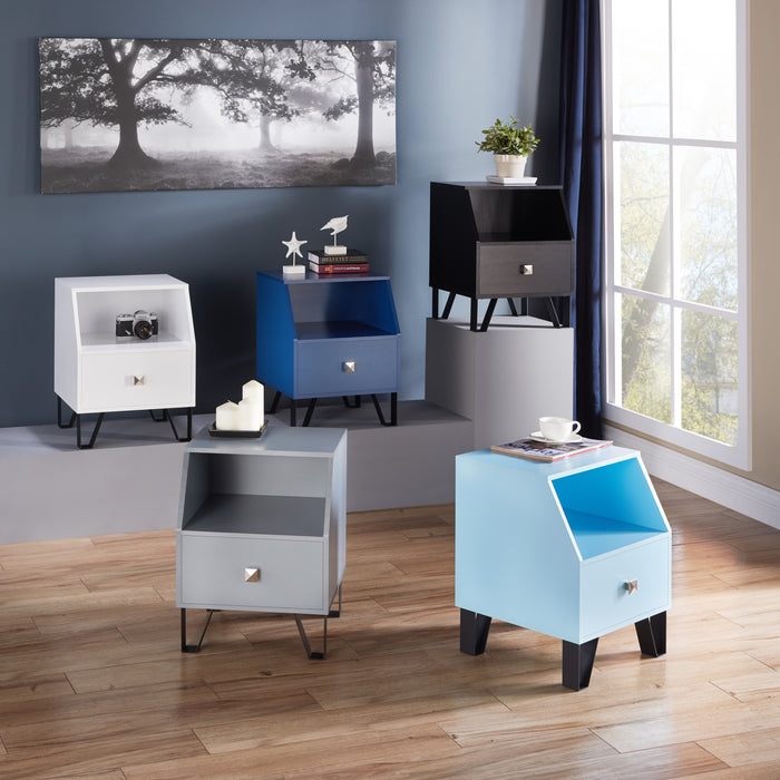 Wofford Contemporary Single-Drawer Side Table