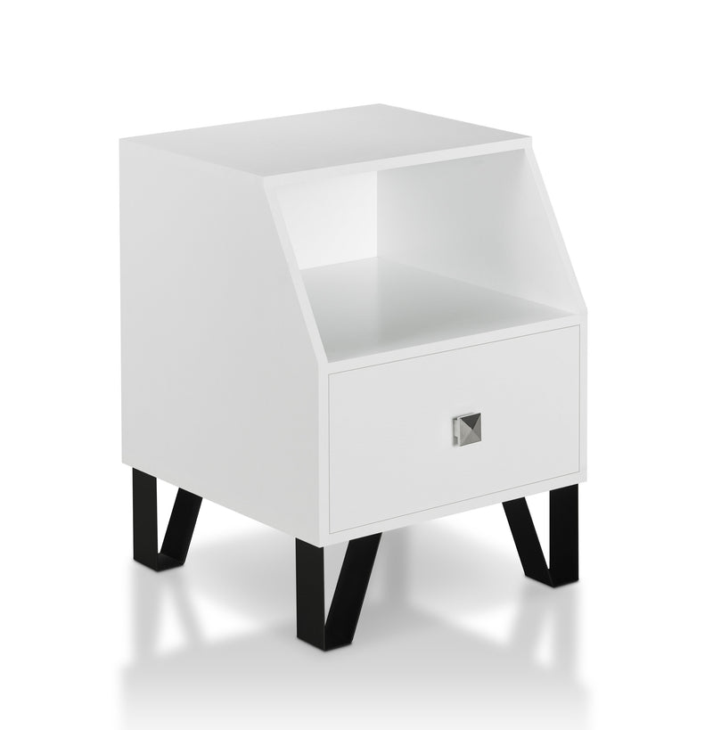 Wofford Contemporary Single-Drawer Side Table