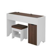 Market Contemporary White Vanity Table