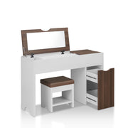 Market Contemporary White Vanity Table