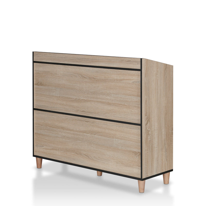 Lockbridge Modern Natural Oak Wine Rack