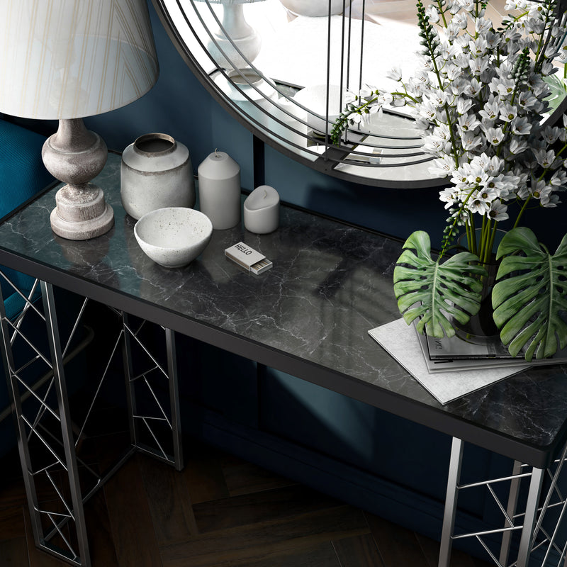 Stefano Modern And Contemporary Marble Console Table