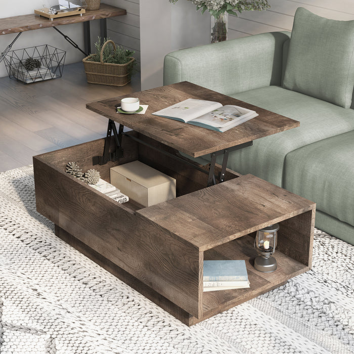 Harsin Rectangular Lift-Top Coffee Table with Storage