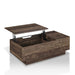 Harsin Reclaimed Oak Rectangular Lift-Top Coffee Table with Storage