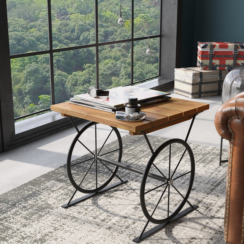 Robertston Industrial End Table