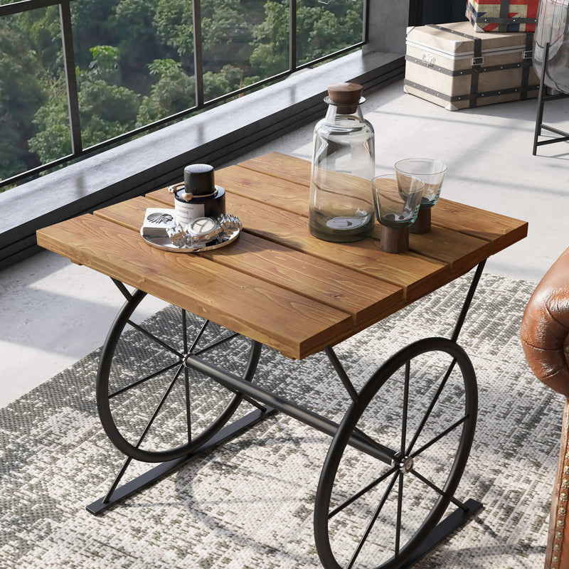 Robertston Industrial End Table