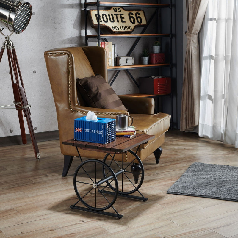 Robertston Industrial End Table