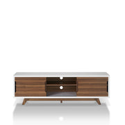 Venable Mid-Century Modern White 62-inch TV Stand