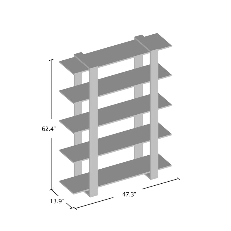 Contemporary Style 5-Tier Bookcase Display Stand