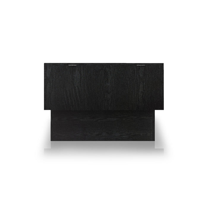 Orinoco Contemporary Style Matte Black Coffee Table